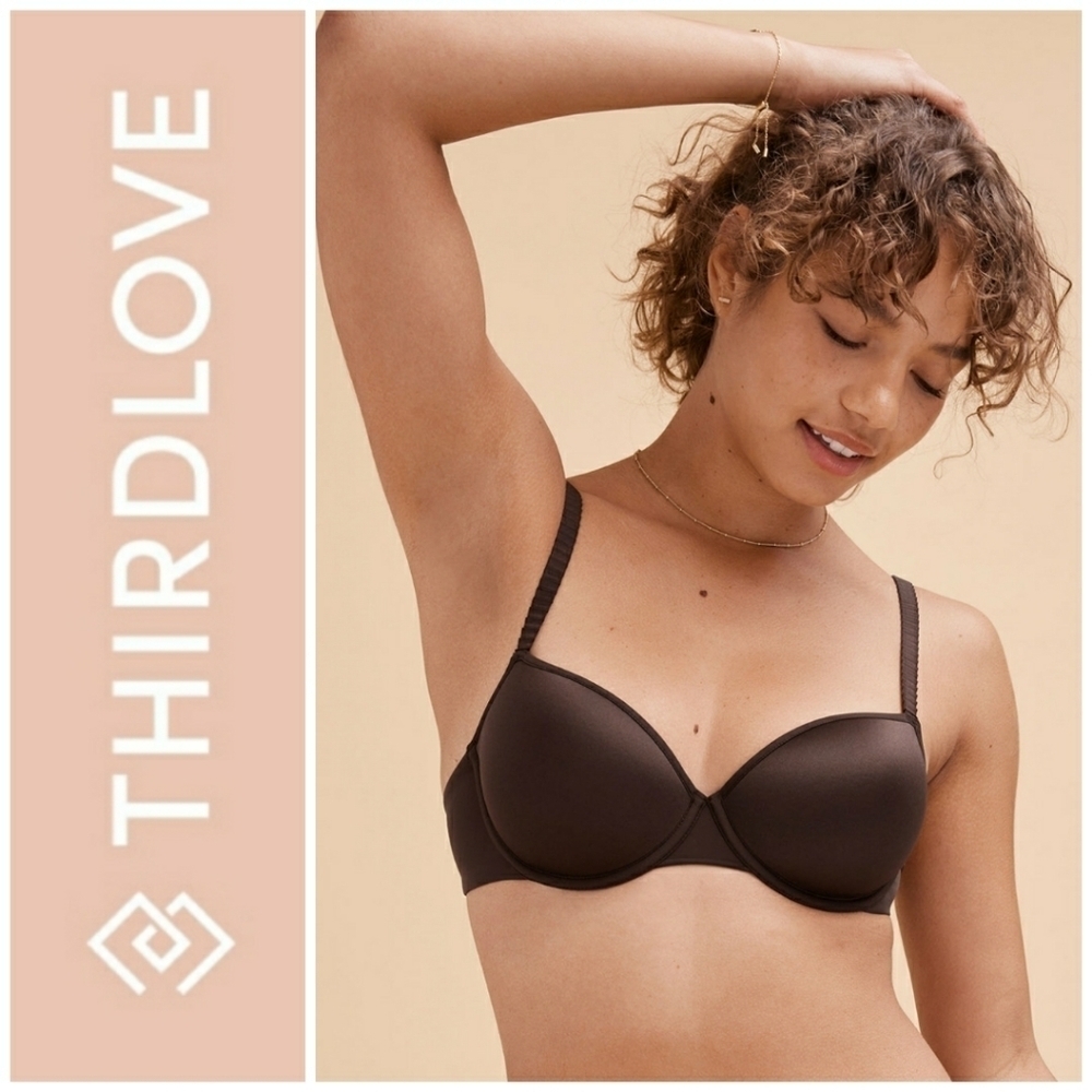 ThirdLove 24/7 Classic T-shirt Espresso Bra - 34F